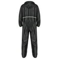 thumbnail image 5 of Sxiwei Mens Hooded Raincoat Waterproof Coveralls Professional Outdoor Utility Workwear One Piece Black 185/3XL, 5 of 6