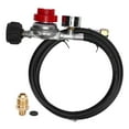 thumbnail image 2 of Régulateur de Gaz Haute Pression 5 Pieds 0 à 30 PSI Réglable avec Manomètre pour RV Van Remorque Réservoir d'Essence Adaptateur, 2 of 7