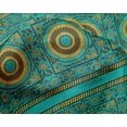thumbnail image 4 of oneOone Silk Tabby Fabric Leaves & Floral Block Printed Craft Fabric BTY 42 Inch Wide, 4 of 4