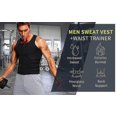thumbnail image 2 of Neoprene Sweat Vest For Men Waist Trainer Vest Adjustable Workout Body Shaper With Double Zipper, 2 of 4