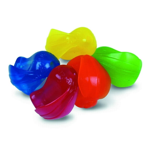 The Pencil Grip Crossover Ergonomic Grippers, 50 Count, Assorted Neon Colors, Improves Handwriting, for Right- or Left-Handed Users