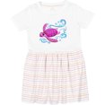 thumbnail image 3 of Inktastic Cute Pink Sea Turtle Girls Toddler Dress, 3 of 5