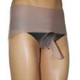 thumbnail image 5 of Mona's Choice Ultra Sheer Seamless Mens Pantyhose (10 Denier) (Beige, Open Sheath), 5 of 5