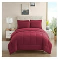 thumbnail image 2 of Burgundy RV Comforter Set - Short Queen, Fitted & Flat Sheet, 4 Pillowcases, Cozy for Your RV Bedroom, 2 of 2