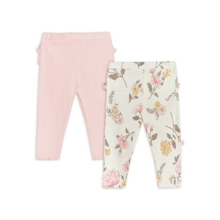 

Just Born Baby Girl Legging Pants 2-Pack (0/3-6/9 Months)