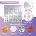 thumbnail image 4 of 1pc Alphabet Number Stainless Steel Stencil Template Symbol Metal Journal Stencils Templates Tool, 4 of 9