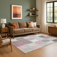 thumbnail image 7 of Addison Rugs Mayfield Premium Machine Washable Transitional Geometric Blush Rectangle Rug, 10' x 14', 7 of 7