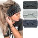 thumbnail image 1 of K-Elewon Paquete de 3 diademas elásticas anchas para la cabeza para mujer, banda para el cabello deportiva para yoga (paquete de 3 (A05)), 1 of 5