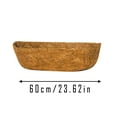 thumbnail image 2 of Coco Liner Replacements for Window Box,Coco Liners for Planters,Coconut Fiber Window Box Liners Planter Insert Trough Planter, Coconut Basket Liners for Outdoor Plants Clearance, 2 of 2