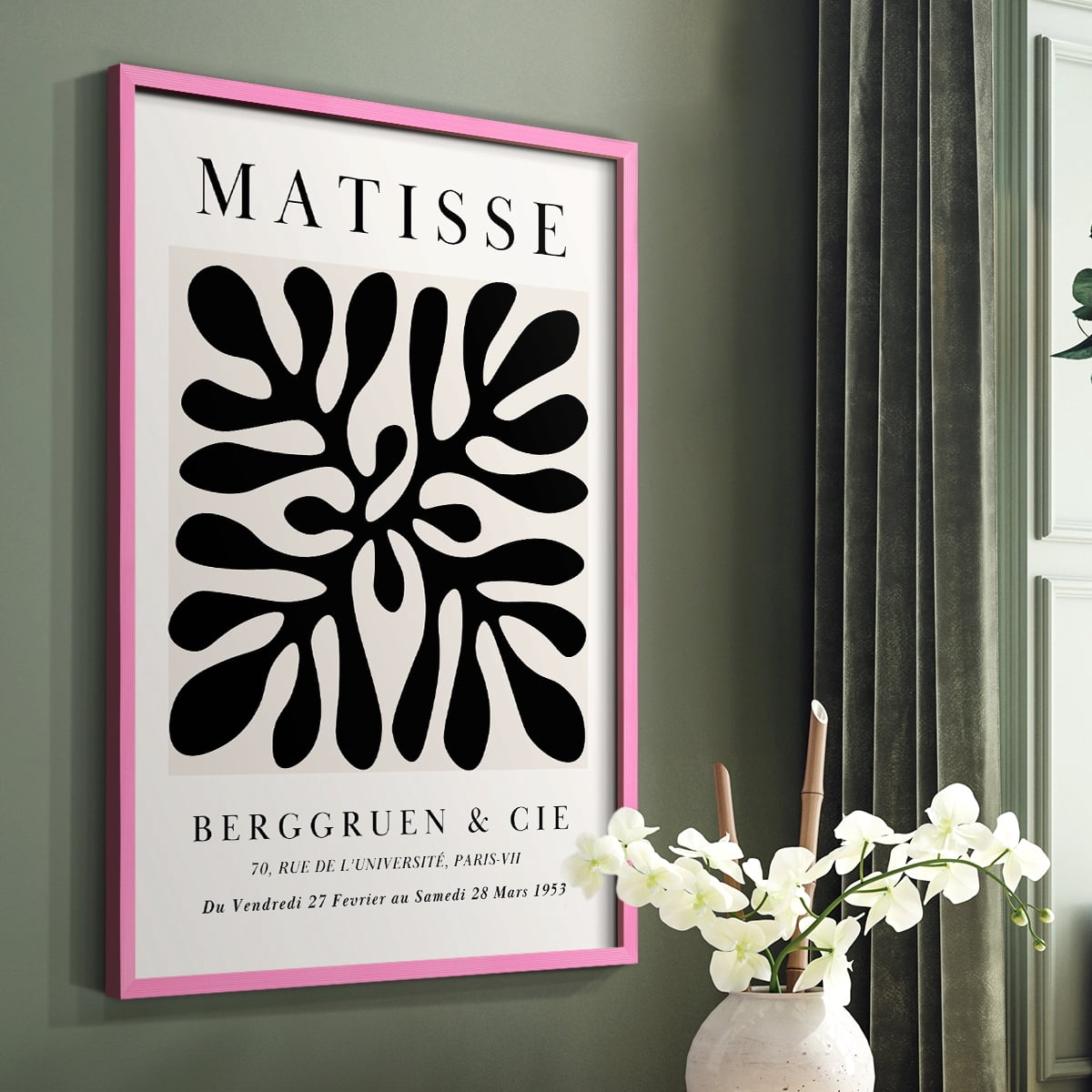 Matisse CCLXVII in Solid Wood 8 x 10 Framed Print