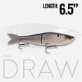 thumbnail image 7 of 6th Sense – Draw 6.5 – Glide Bait – Bass Fishing – Designed with Pro Angler Ben Milliken – 6.5", 7 of 7