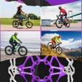 thumbnail image 7 of BUCKLOS 160 mm 180mm 203mm Disc Brake Rotor, MTB Mountain Bicycle Rotor, Aluminum Heat Dissipation Road Mountain Bike Floating Rotors with 6 Bolts, Fit for Road Bike, Mountain Bikes, BMX, 7 of 7