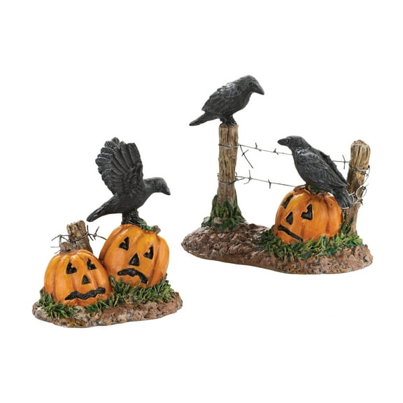 Department 56 Village Halloween Halloween Ravens Accessory Figurine 1.77in H