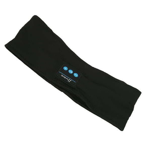 Earphone Sleeping Band, Sleep Headband Elastic Black Music Noise Cancelling for Running for Elderly