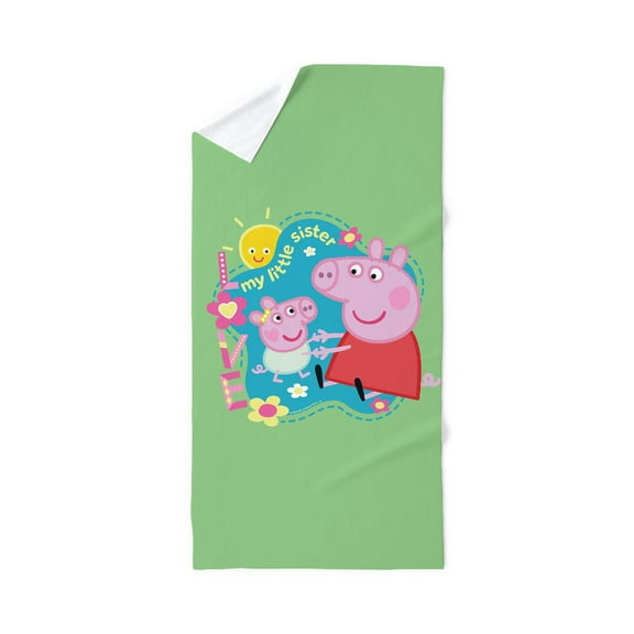 CafePress - Peppa Pig: My Little Sister - Large Beach Towel, Soft 30"x60" Towel with Unique Design
