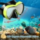 thumbnail image 3 of Snorkel Set Snorkeling Gear Adults,Dry Top Diving Masks And Snorkel For Man Women-Yellow, 3 of 4