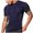 Blue, variant on Mens Shirts Short Sleeve Button Down Men Summer Shirt Summer Shirts for Men Casual Men White Button Down Shirt Short Sleeve Clearance Items Under 5 Dollars Free Shipping