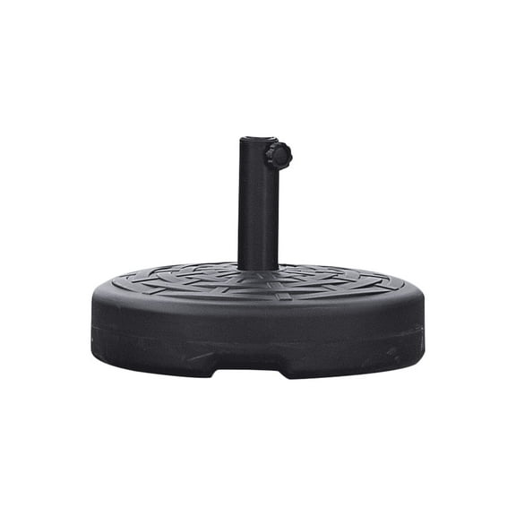 18" X 18" X 5" Black Water Injection Umbrella Base
