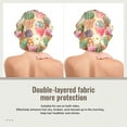 thumbnail image 2 of Yiaed High Detail Succulent Print Satin Bonnet Silk Bonnet Hair Bonnet for Sleeping Hair Bonnets, 2 of 6