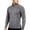 Dark Gray, variant on Men's Full Zip Athletic Jacket Quick Dry Long Sleeve Mock Neck Lightweight Breathable Muscle Workout Gym Training Shirts Tops Blue XL