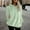 Green, variant on Womens Winter S-5XL Fuzzy Fleece Sweatshirts with Pockets Cozy Sherpa Lined Half Zip Pullover Solid Loose Casual Plus Size Long Sleeve Tops Pink Medium
