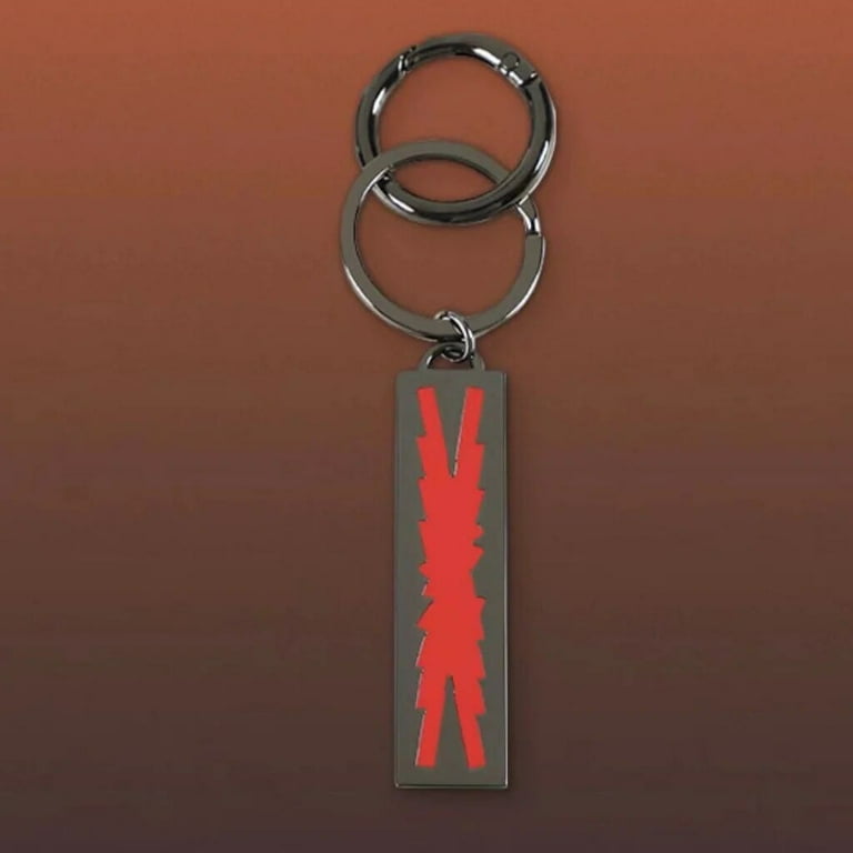 Kpop LE SSERAFIM Tour Merch 'FLAME RISES' Keyring Alloy Key