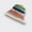 Milky white border, variant on Japanese Instagram Rainbow Straw Hat Women's Summer Outage Sunscreen Beach Fisherman's Hat Straw Weaving Stripe Covering Basin Hat