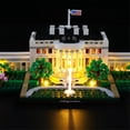 thumbnail image 3 of BRIKSMAX LED Lighting Kit for Architecture the White House, Light Set Compatible with Legos 21054 Building Blocks Model (Not Include the Building Set), 3 of 8