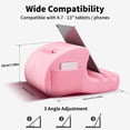 thumbnail image 6 of CreaDream Tablet Pillow Stand, Tablet Holder for Bed, Lap and Desk with 3 Viewing Angles, Soft Pillow Pad Compatible with 4-13" Tablets, 6 of 9