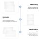 thumbnail image 3 of BESTYASH 2Ud Fundas Transparentes Para Archivos Con Material Resistente Y De Espacio, 3 of 7