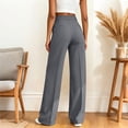 thumbnail image 4 of SeekIslan Wide Leg Loose Pants for Women High Waisted Business Casual Slack Pants, 4 of 5
