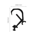 thumbnail image 2 of BESTYASH 5Ud Para Luces De De Metal Con Ajuste Seguro Para Montaje En Truss Negro, 2 of 6