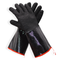 thumbnail image 2 of Neopreno de goma Mits Mitts Carne de pollo Guantes resistentes al calor Restaurante Hogar Panadería Aislamiento térmico Tostado de 14 pulgadas Tipo fino 1 Par. Inevent HA010964-01, 2 of 7