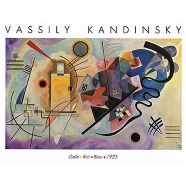 Eurographics EUR16102861 Gelb Rot Blau c. 1925 Poster Print by Wassily Kandinsky 48 x 36