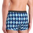 thumbnail image 5 of Naloa Blue Squares Print Mens Underwear - Boxers for Men, Classic Briefs for Men, 5 of 9