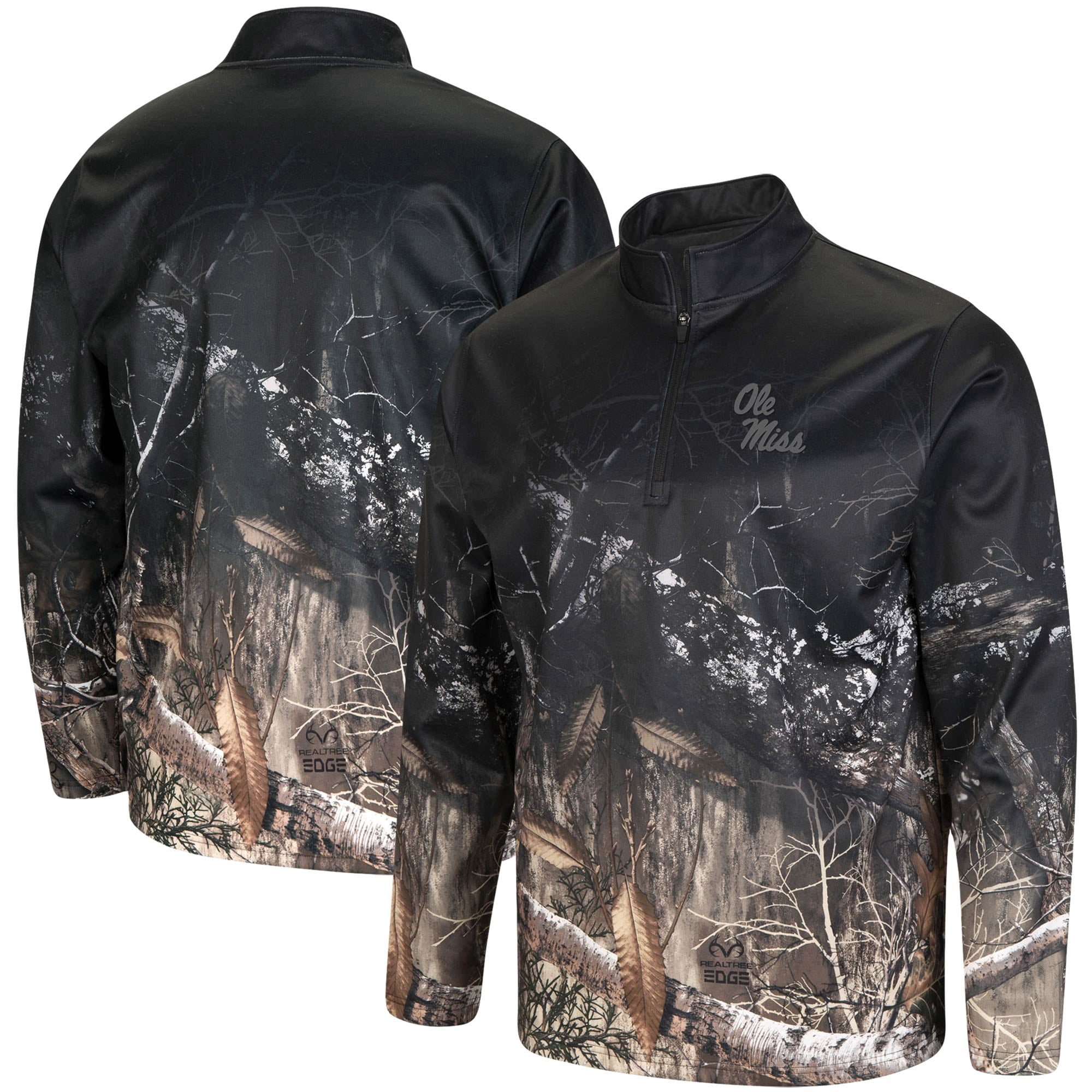 Men's Colosseum Black/Realtree Camo Ole 