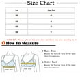 thumbnail image 3 of Penkiiy Women Bras Womens 2 In 1 Gathered Underwear Strapl Bra Front Closure Push Up Buckle Lift Bra No Underwire Cross-fit Underwear Black Bras, 3 of 9