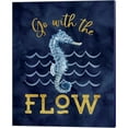 thumbnail image 2 of Great Art Now Deep Blue Sea on Navy by Tara Reed 3 Piece Canvas Art Set Each 12"W x 15"H, 2 of 4