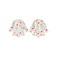 thumbnail image 3 of Baby Girl Rash Guard Swimsuits Summer Floral Print Zipper Long Sleeve Swimwear for Toddler Bathing Suits Beachwear, 3 of 10