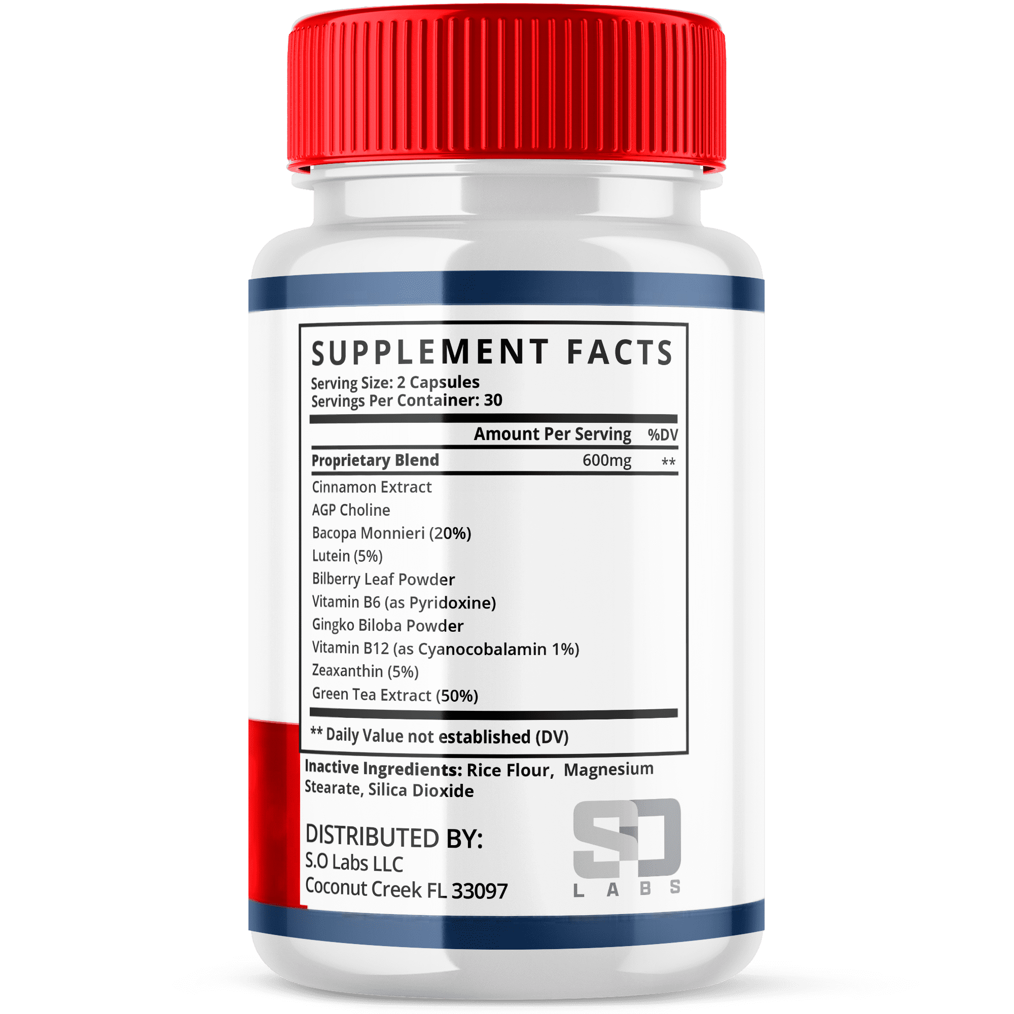 GlucoSynq Blood Support Advanced Formula Supplement Natural Ingredients 120 Capsules