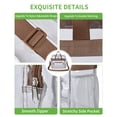 thumbnail image 3 of MAY TREE Bolsa transparente para eventos en estadios Bolsa de almuerzo transparente de 12 × 6 × 12 con correas reforzadas para el trabajo y eventos deportivos, 3 of 5