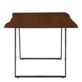 thumbnail image 3 of 60 Inch Dining Table, Brown Black, Wood, Rectangular, Kitchen Cafe Bistro Hospitality Restaurant, Modern Contemporary HB34390, 3 of 13