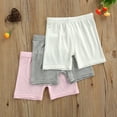 thumbnail image 2 of Diconna Girls Safety Pants, Anti-emptied Stretch Solid Color Mid-rise Shorts, 2 of 4