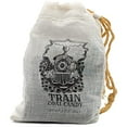 thumbnail image 2 of Train Coal Candy, Black Cherry Rock Candy Crystals, 2 Ounce Drawstring Bag, 2 of 2