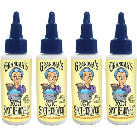 Grandmas Secret 2OZ Spot Remover 4 PACK total 8 oz