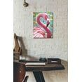 thumbnail image 3 of Epic Graffiti 'Fabulous Flamingos I' by Carolee Vitaletti, Canvas Wall Art, 12"x16", 3 of 3