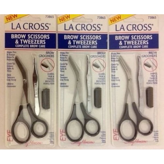 Sally Hansen La Cross Brow Scissors & Teezers Brow Groomers 73865