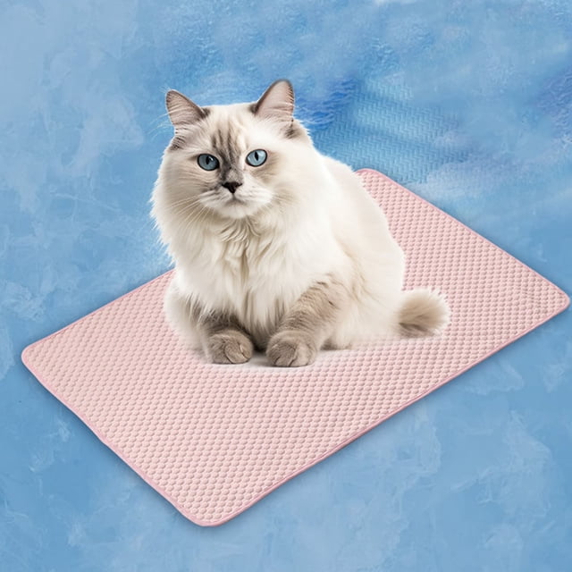 CBFFDC Washable Pet Cooling Mat Self Cooling Pet Ice Pad Soft Washable Dog Mat with 3D Massage Bumps Easy to Clean Scratch Resistant Summer Cooling Blanket