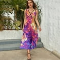 thumbnail image 5 of Vibe Blooming Tulips Sleeveless Dress Woman Fashion Long Dresses Women's Summer Suit Dress 2025, 5 of 7