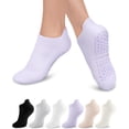 thumbnail image 1 of pares de calcetines de pilates con agarre para mujer, antideslizantes, para yoga, atletismo, para Barre, Ballet, entrenamiento y hospital, 1 of 3